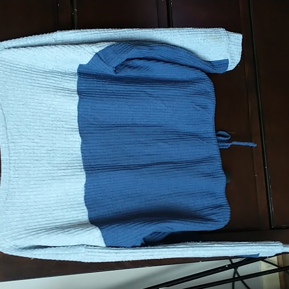Long Sleeve crop blue - Picture 2 of 2